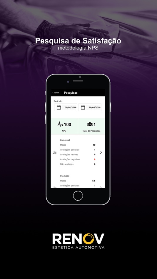 #2. RENOV Estética Automotiva (iOS) Podle: MYTRACE INNOVATION SOLUCOES DE TI