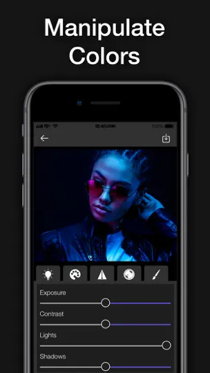 Скриншот Light Suite - RAW Photo Editor на iPhone 4
