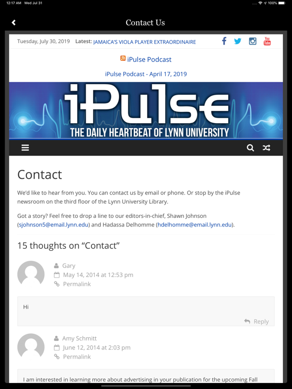 Screenshot #5 pour Lynn University iPulse
