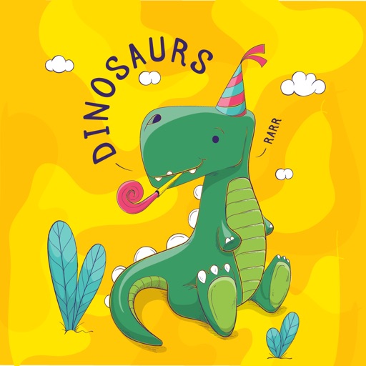 Dinosaur & Text Sticker Emojis