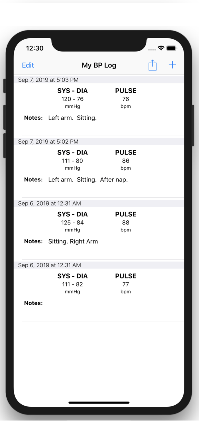 My Blood Pressure Journal