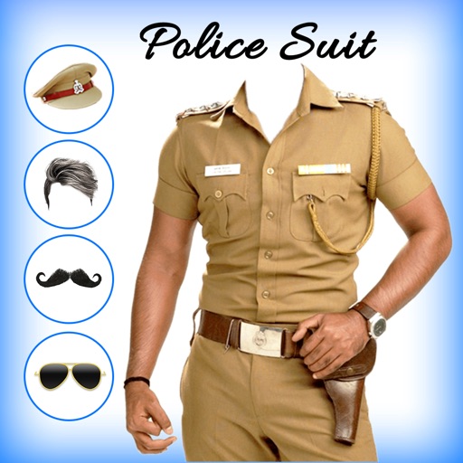 Men Police suit Photo Editor