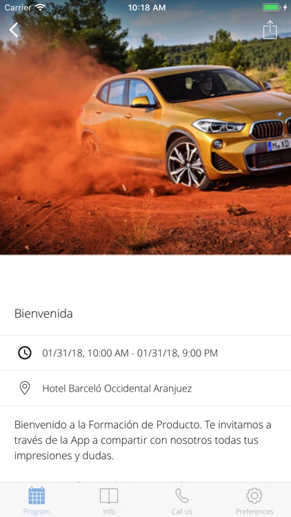 Agenda Formación BMW