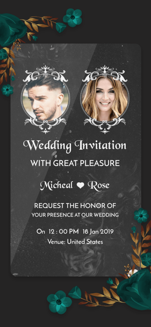 Digital Invitation Card Maker(圖5)-速報App