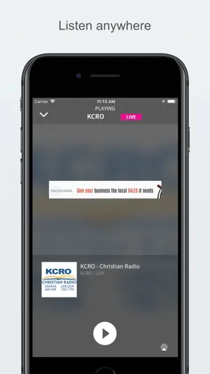 KCRO - Christian Radio screenshot 2