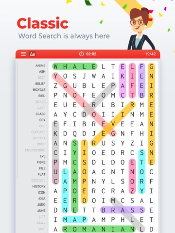 Word Search Colorfulのおすすめ画像1