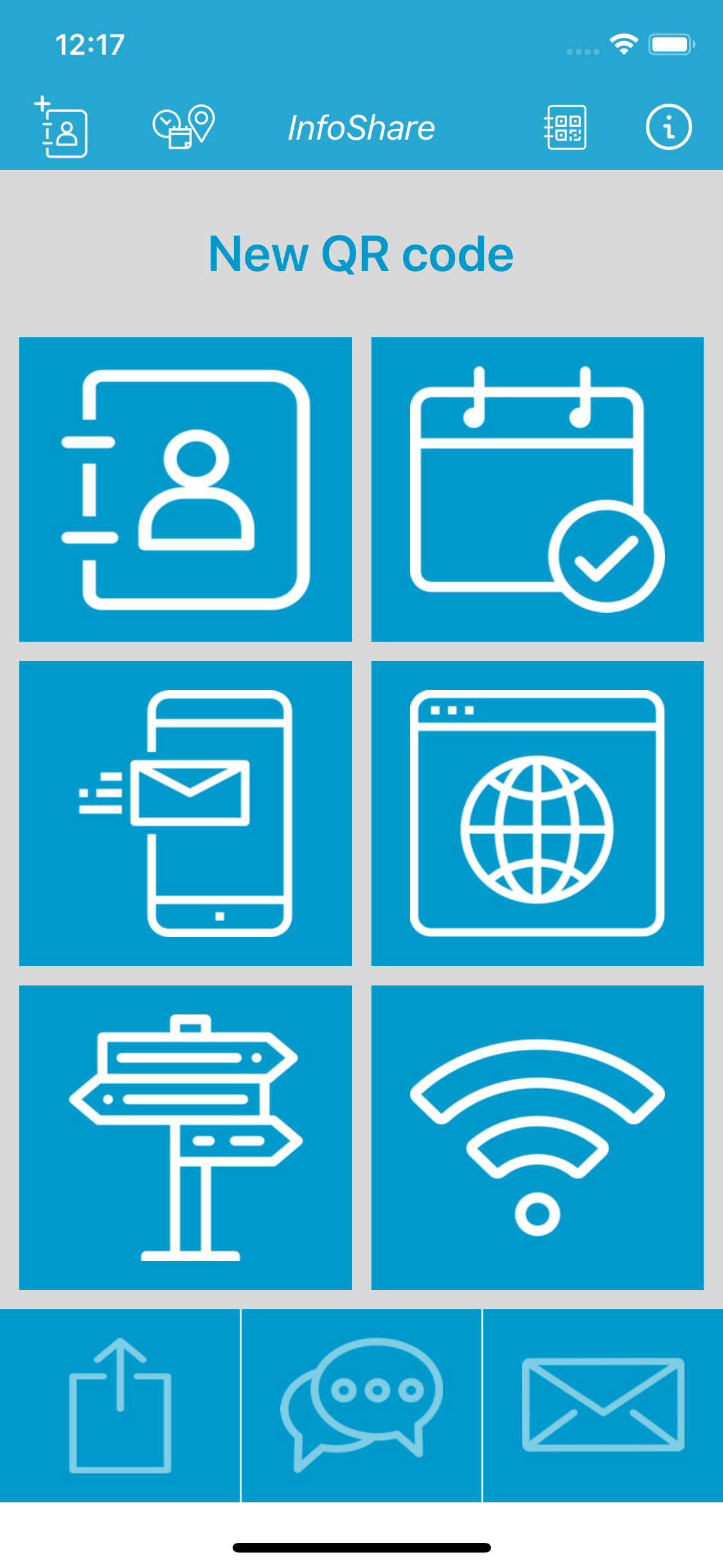 Info Share: QR Code Generator screenshot 5