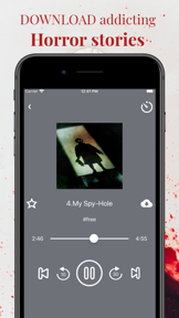 Creepypasta Scary Stories App screenshot