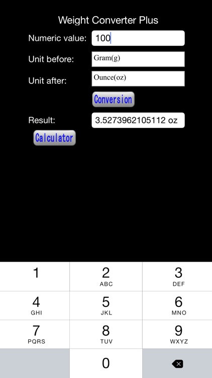 Weight Converter Plus