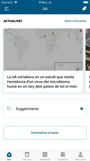 appUA, Universitat d'Alacant screenshot 4