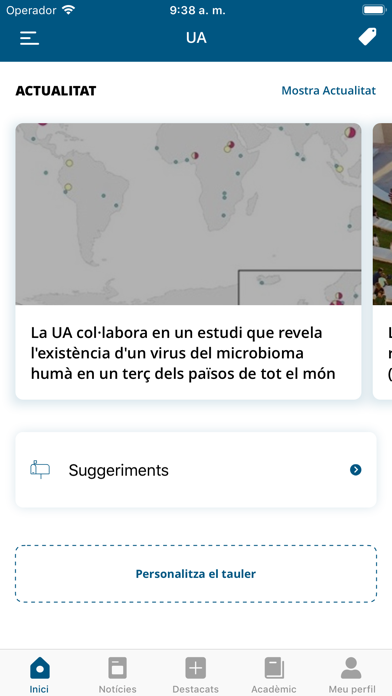 appUA, Universitat d'Alacant screenshot 4