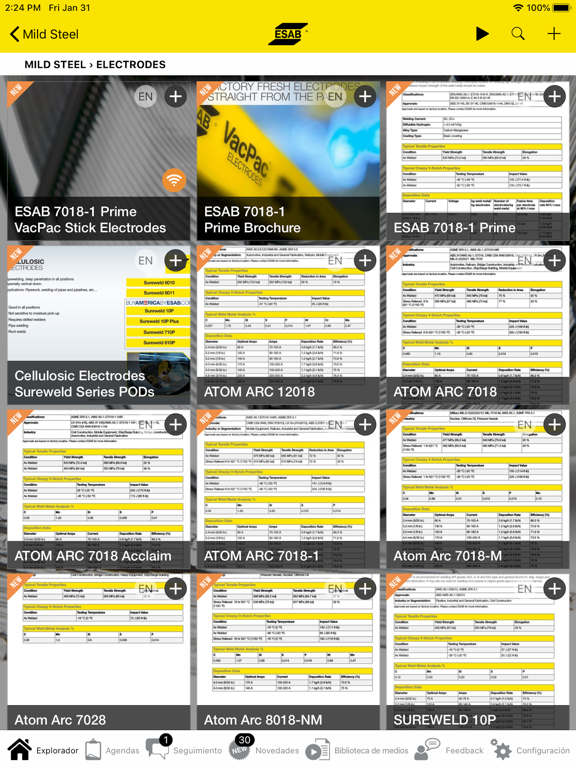 ESAB Ignite iPad screenshot 2 - Business app