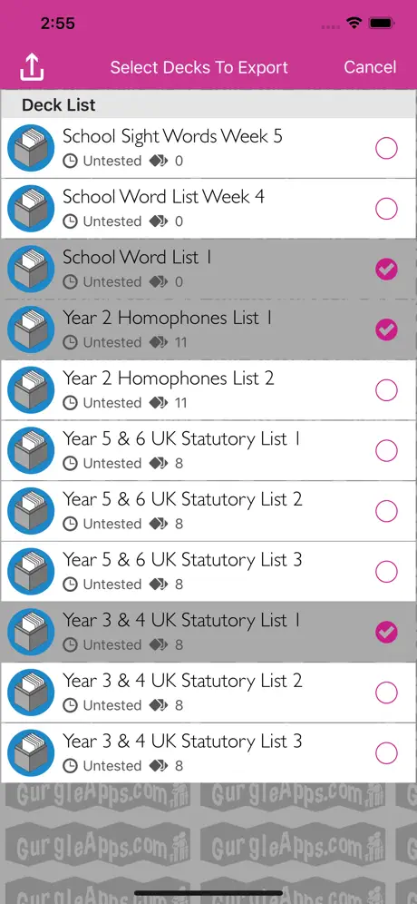 Spelling Test Flashcards