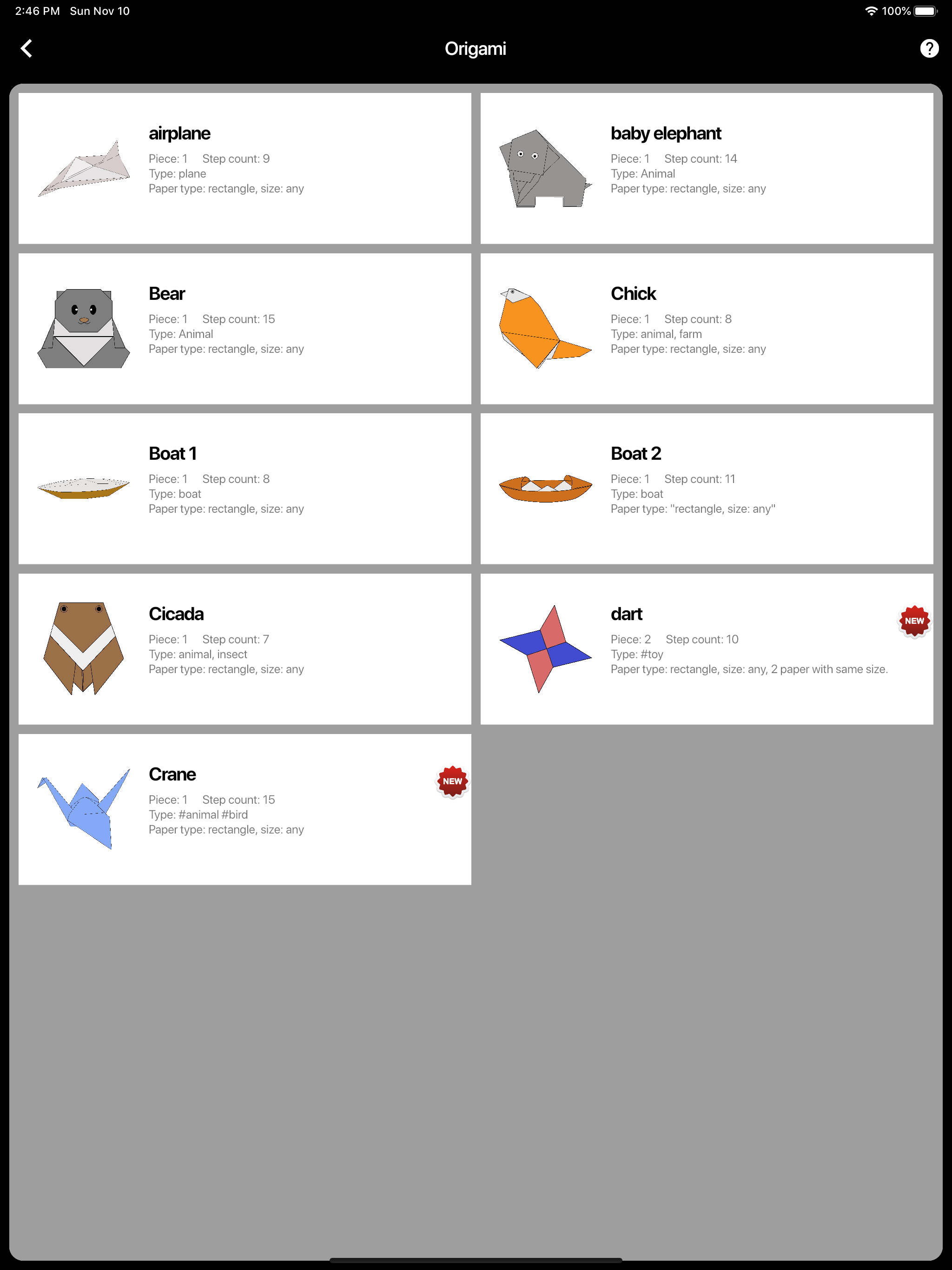 Funny Origami