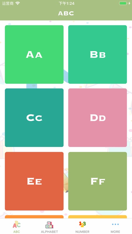 Happy to learn alphabet