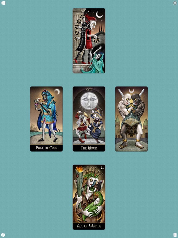 Deviant Moon Tarot iPad screenshot 5 - Entertainment app