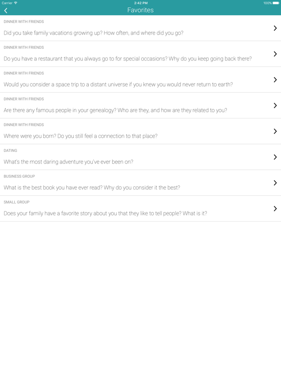 Screenshot #6 pour Let's Talk - Icebreakers