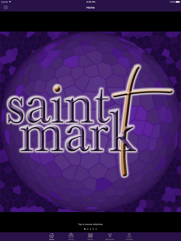 Saint Mark iPad screenshot 2 - Lifestyle app