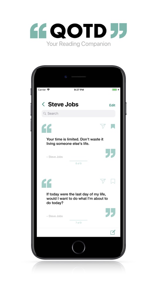 #4. QOTD: Read, Scan & Save Quotes (iOS) 게시자: Pascal Andraos