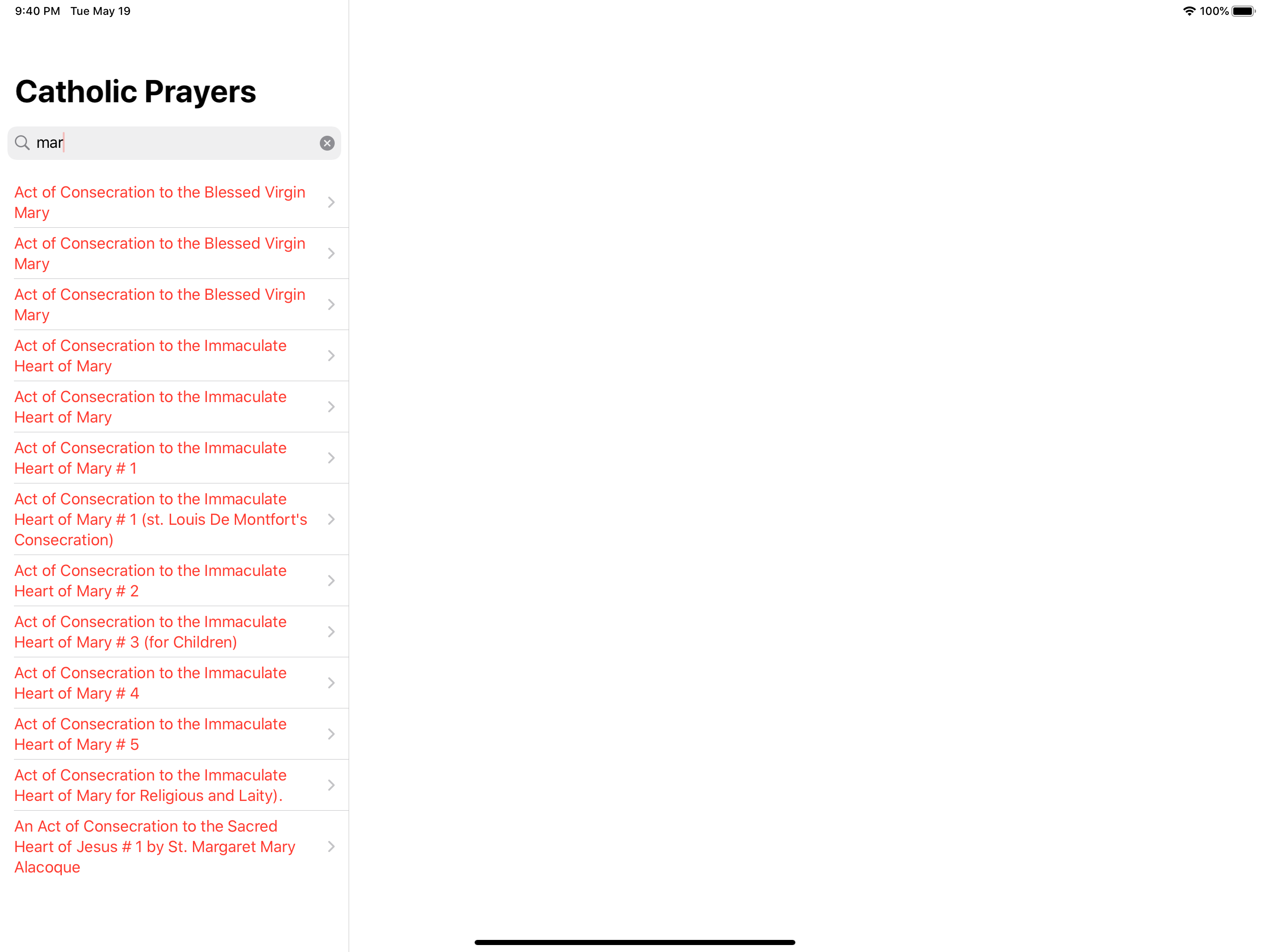 Catholic Prayers : Offline screenshot 5