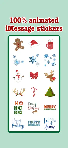 Game screenshot Christmas - Animated Stickers apk