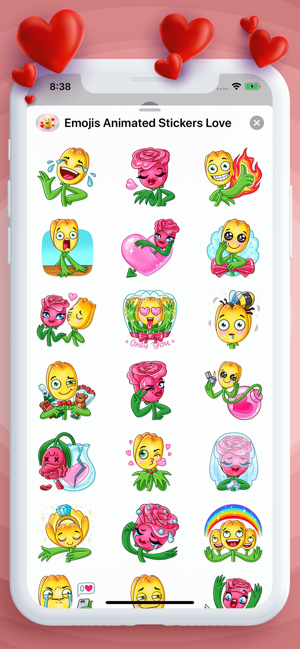 Emojis Animated Stickers Love(圖4)-速報App