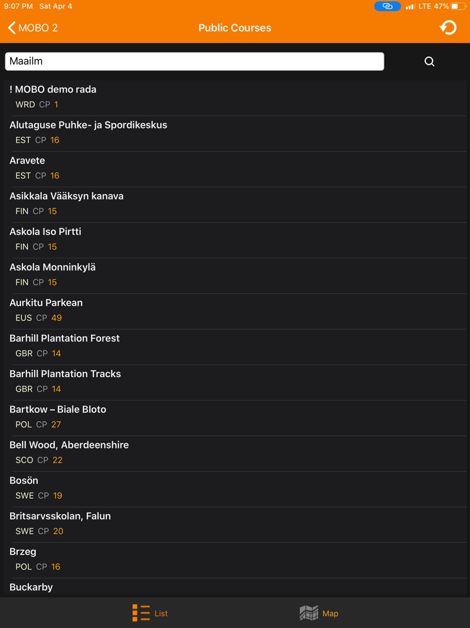 iPad screenshot