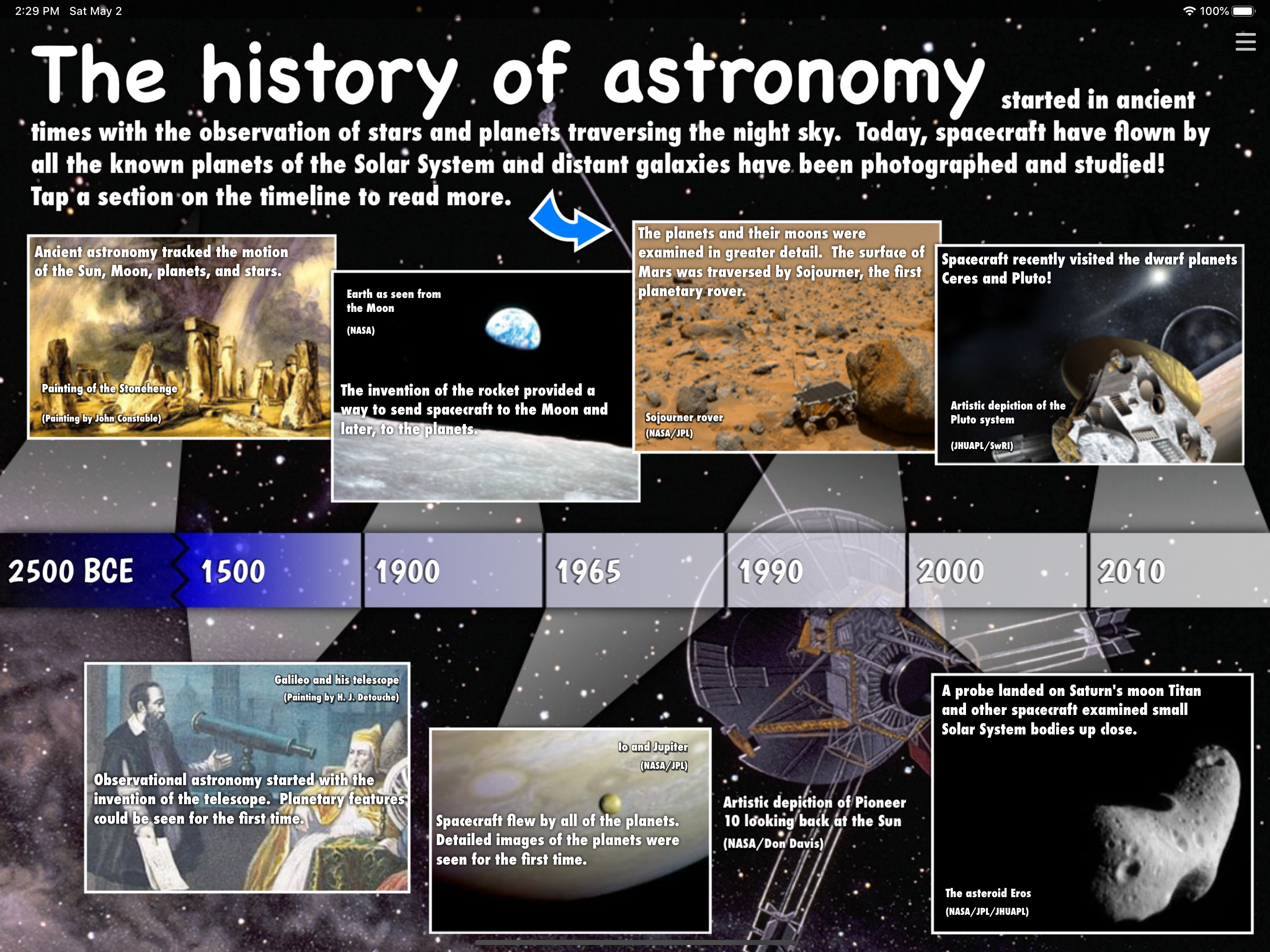 Interactive Minds Solar System screenshot 10
