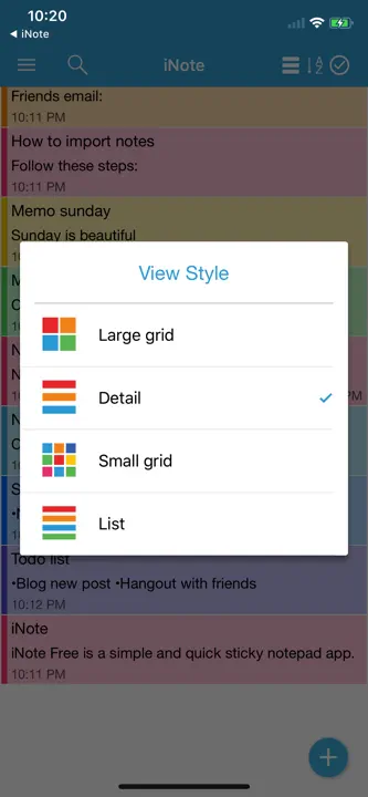 iNote: Screenshot 2 von 5