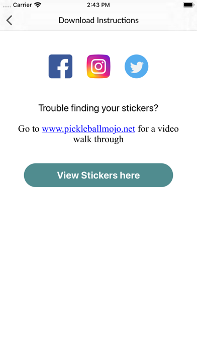 Screenshot #2 pour Pickleball Mojo - Stickers