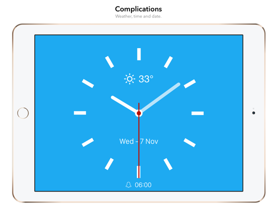 FaceClock Pro - Analogue Clock iPad app afbeelding 4