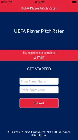 Game screenshot UEFA Player Pitch Rater apk