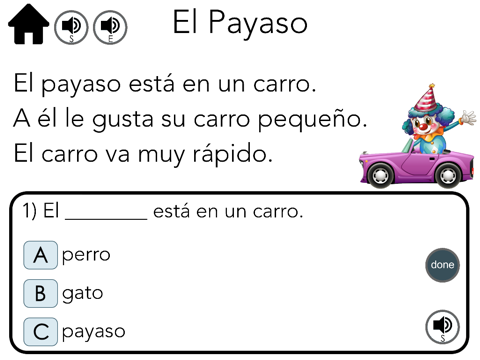 Spanish Guided Reading Level 2 screenshot 2