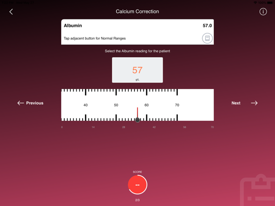 Calcium Correction iPad screenshot 4 - Medical app