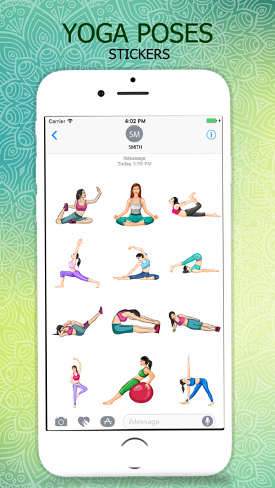 Yoga Poses Stickers Pack screenshot 2