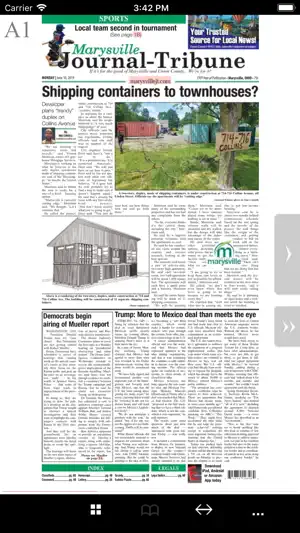 Marysville Journal-Tribune screenshot 1