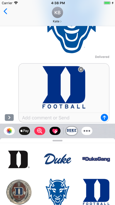 Screenshot #2 pour Duke Stickers