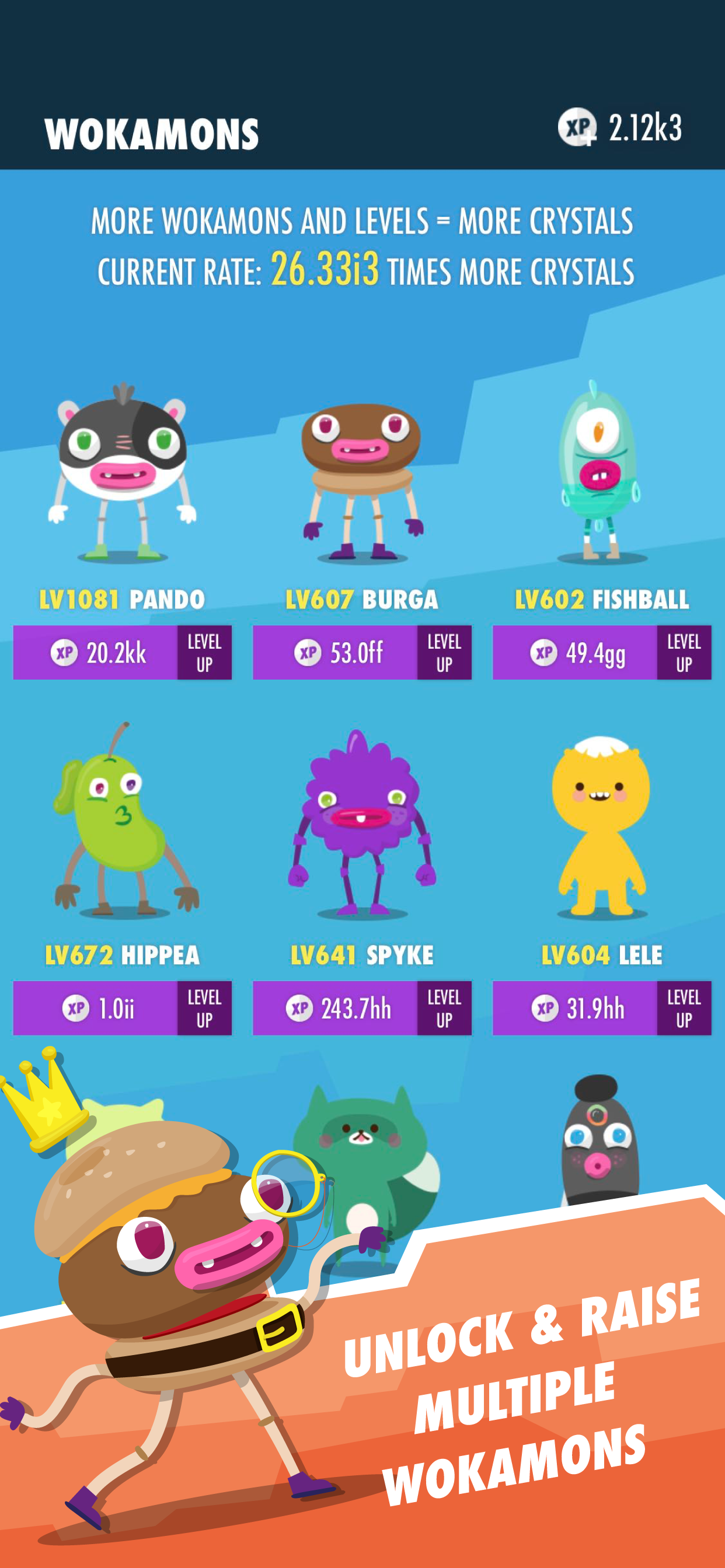 Wokamon: pedometer tamagotchi
