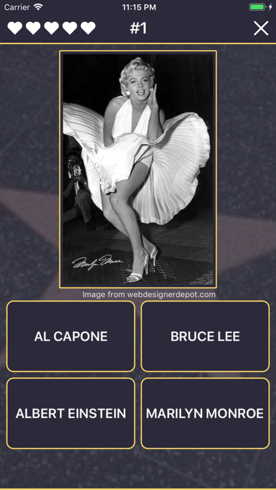 Screenshot #2 pour Quiz: Famous People