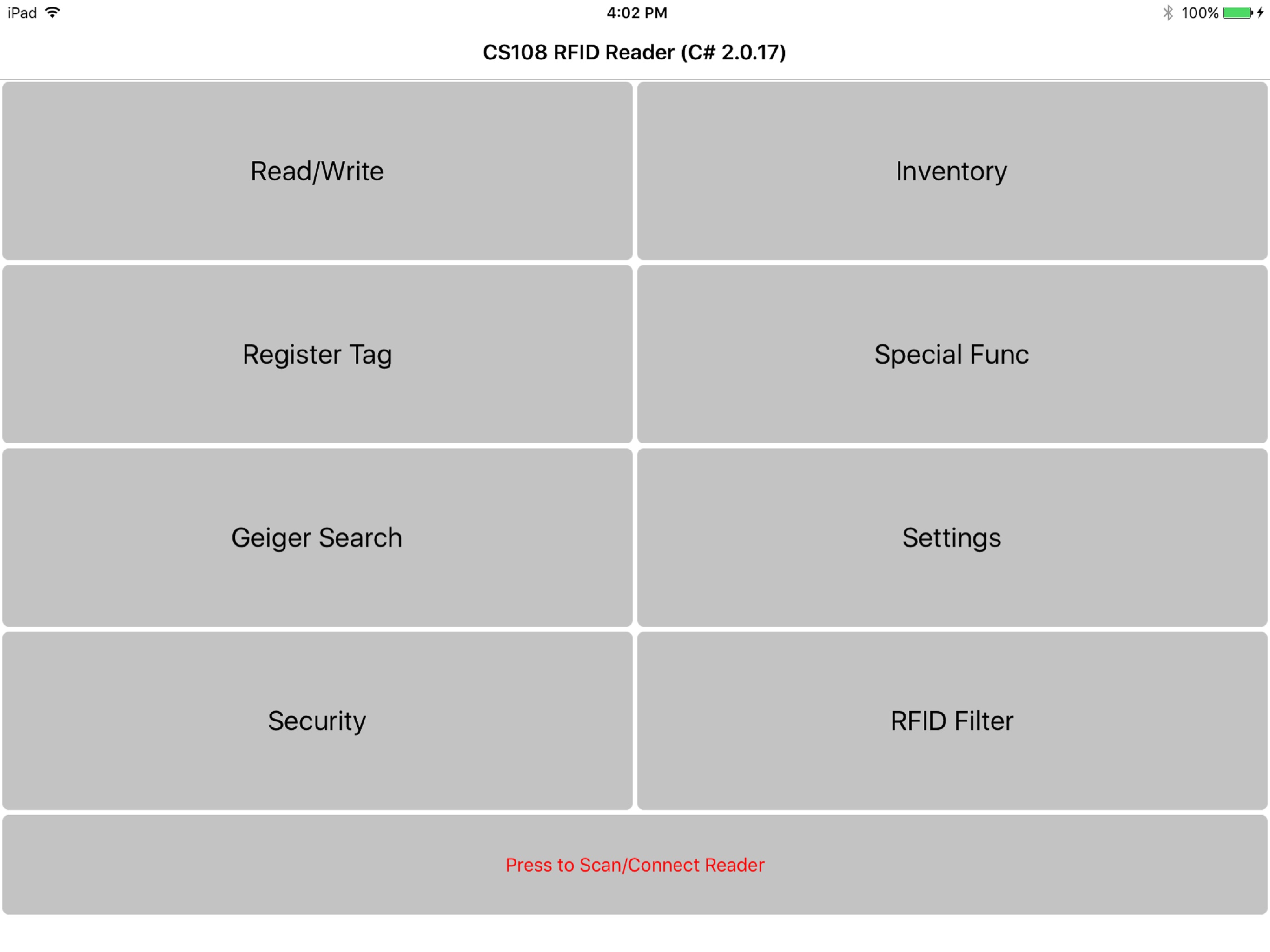 CS108 RFID Reader
