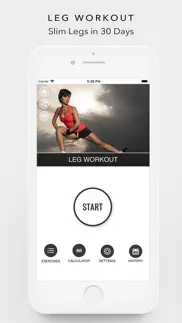 legfit - leg workout trainer iphone bildschirmfoto 1