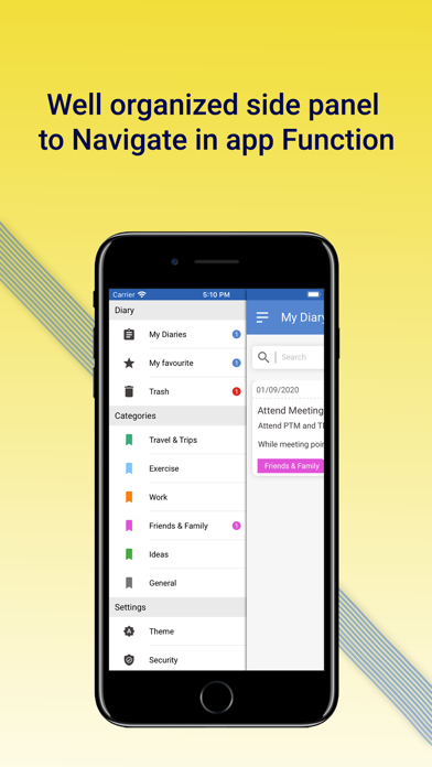 Screenshot #2 pour Personal Diary & Notes