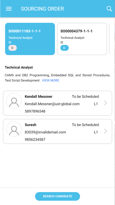 How to cancel & delete Sourcing - UST Global from iphone & ipad 1