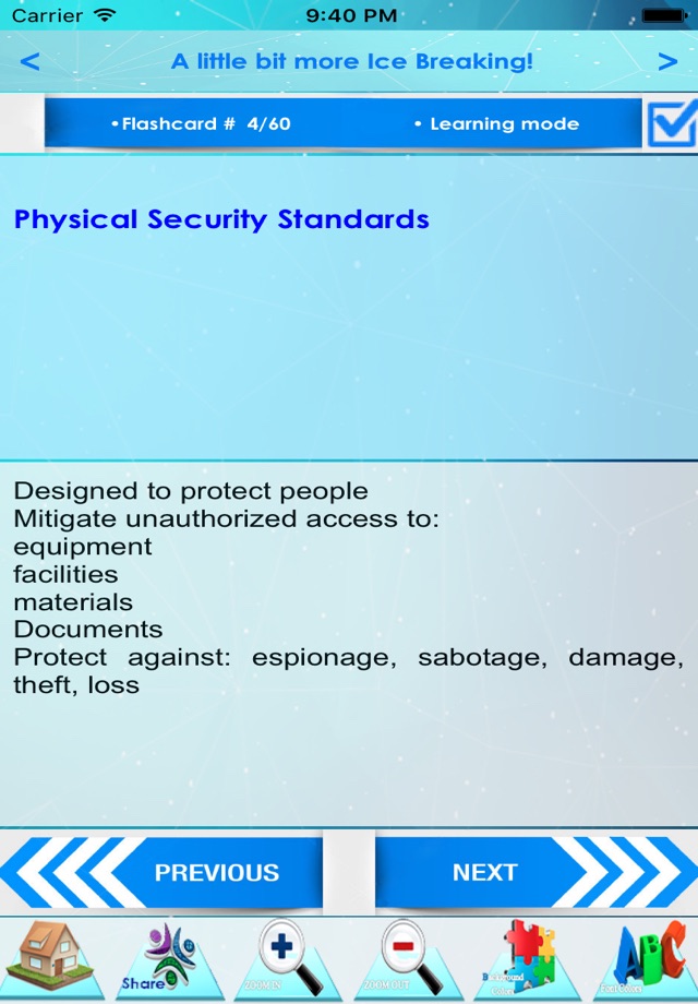 Physical Security Exam Review screenshot 4