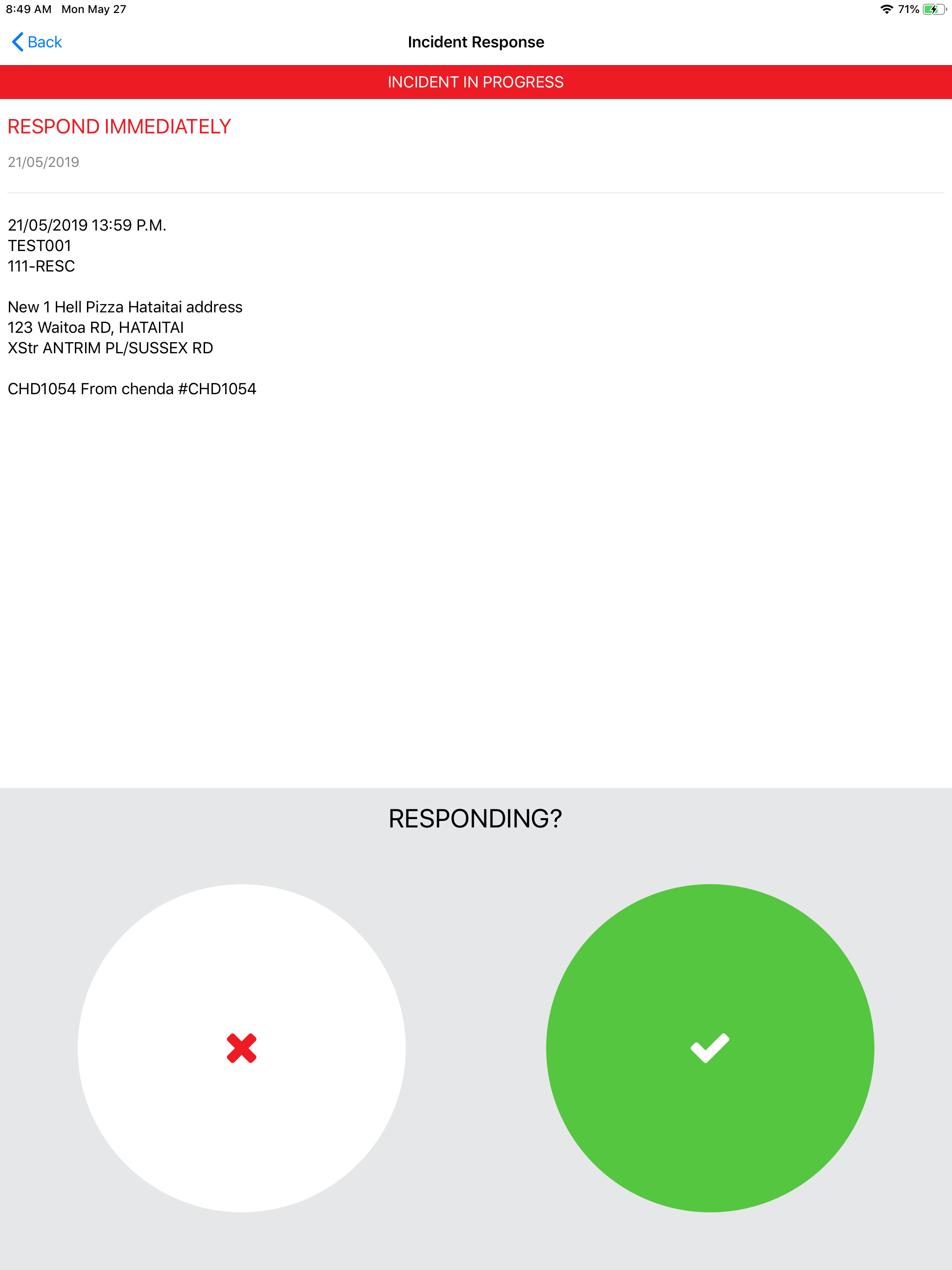 Availability Messaging System