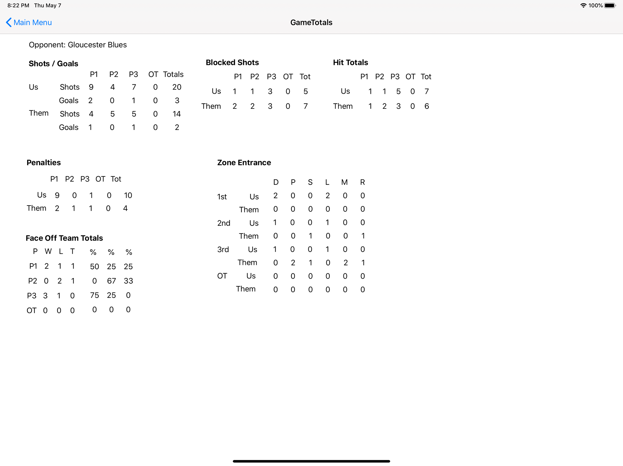Hockey Stats Tracker screenshot 3