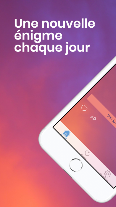 Screenshot #1 pour Enigmes — une énigme par jour