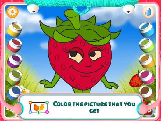 Connect the Dots - Fruits iPad screenshot 6 - Games app