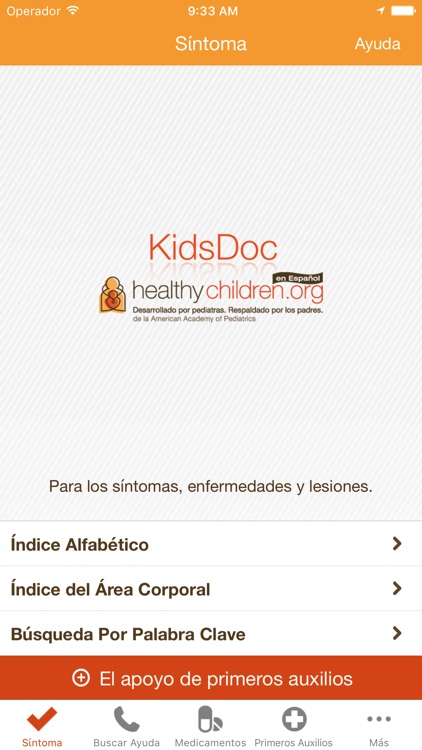 KidsDoc en Español- de la AAP