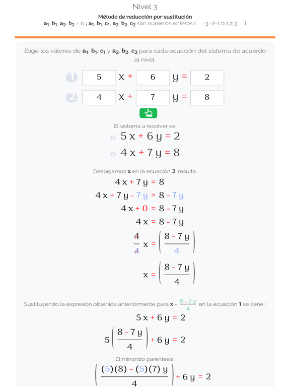 Screenshot #6 pour Sistemas 2x2